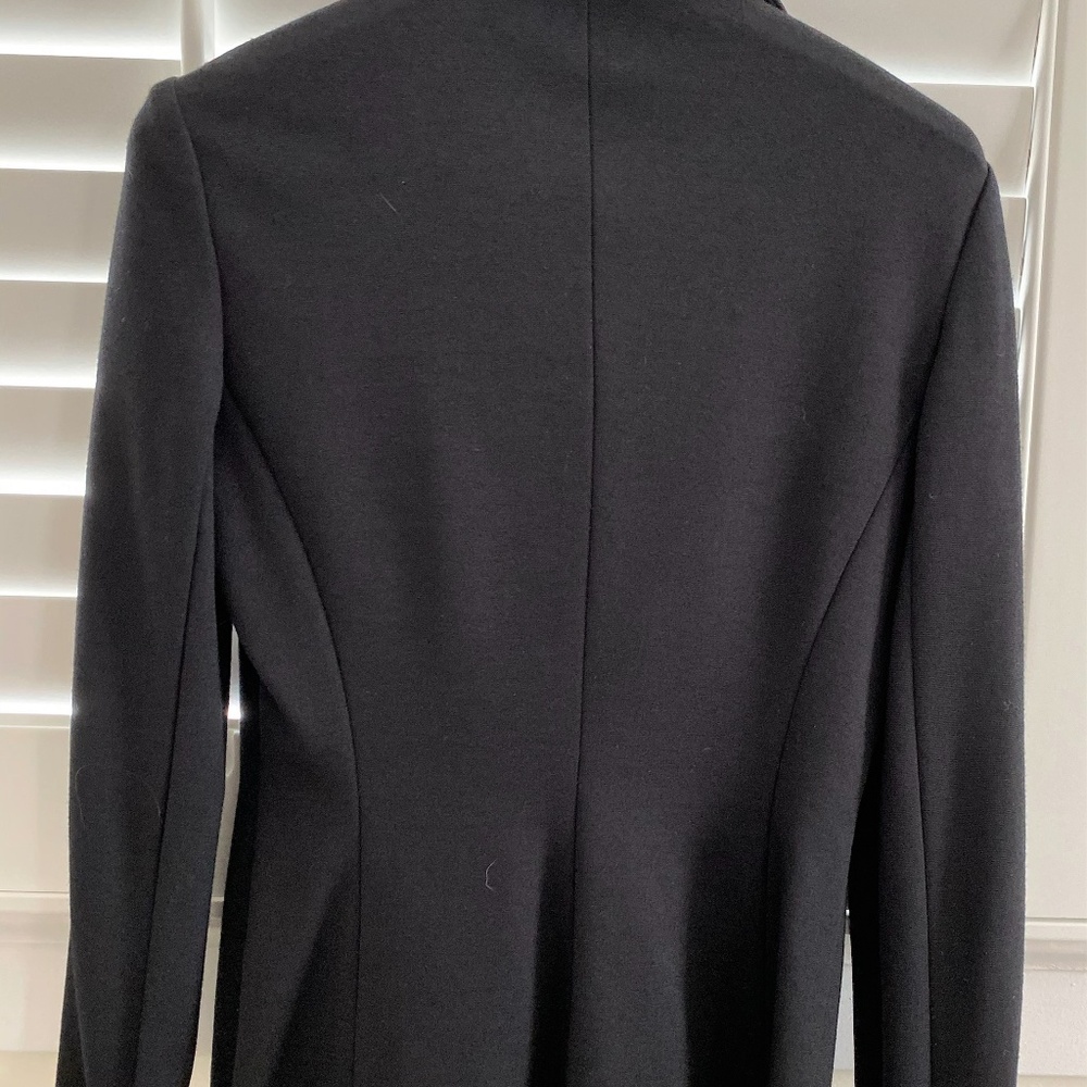 Bailey 44 Black Ruffle Front Blazer Jacket